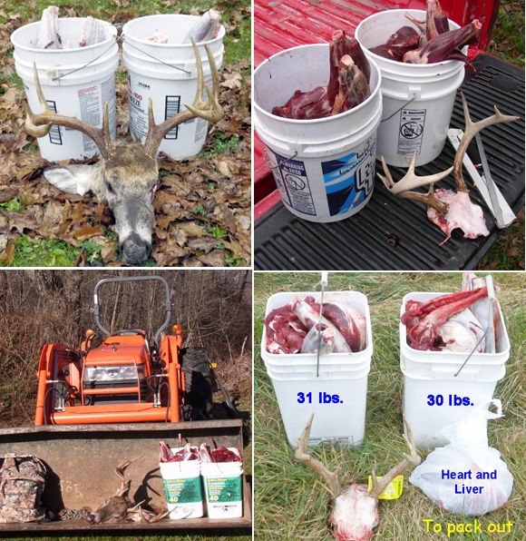 Quartering and packing out deer meat. The Outdoor Community